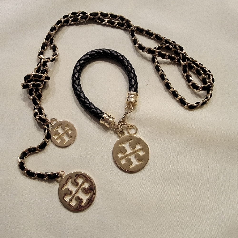 Tory Burch Necklace and bracelet